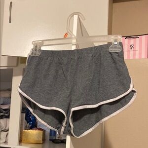 Gray Yellow and Blue Athletic Shorts